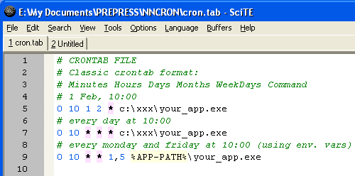 NnCron LITE Screenshot
